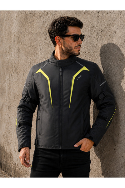 LS2 Sepang Coat Black-grey-neon Yellow