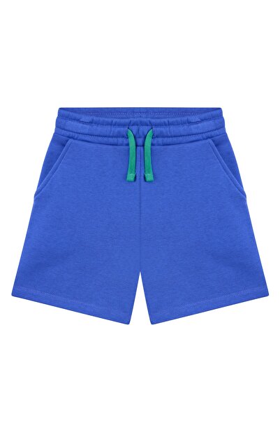 United Colors of Benetton Benetton Boys' Elastic Waist Shorts 4-14 Years Sax