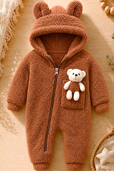 ipek atlas Arzu Design X Baby Girl and Boy Παιδική φόρμα με αρκουδάκι