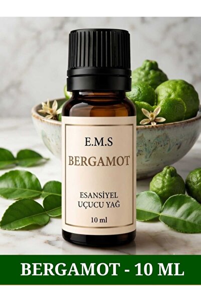E.M.S AVM BERGAMOT Esansiyel Uçucu Yağ Buhurdanlık Yağı Difüzör Esansı Oda Ko...