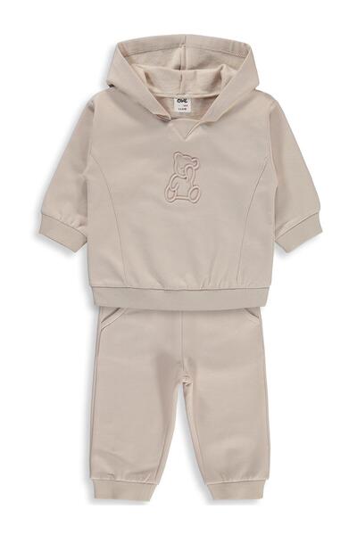 Civil Baby Teddy Printed 6-18 Months Set - Beige