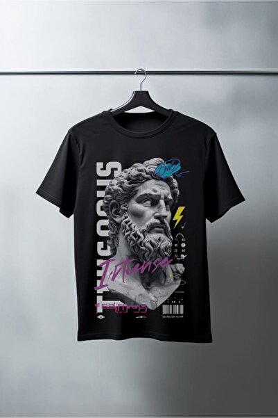 Generic Brand Unisex Oversize 24/1 Combed Cotton Dtf Printed T-Shirt - Dtf98 ...