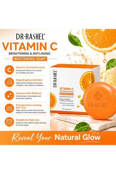 DR.RASHEL Dr. Rashel Vitamin C Brightening & Anti-Aging Whitening Soap
