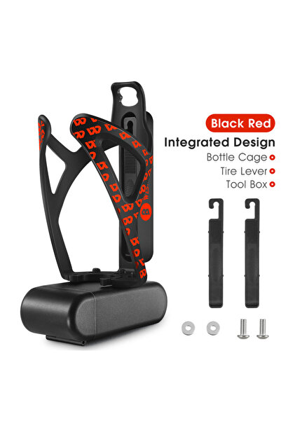 choice2 0704036 Black Red WEST BIKING Bike Water Bottle Cage 3 In 1 Stable Bi...