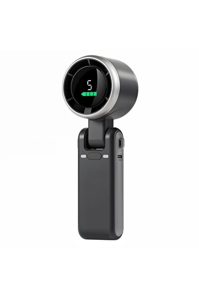 Elindor Ventilator portabil Mini Turbo, 13550 RPM, 5 viteze, reîncărcare USB,...