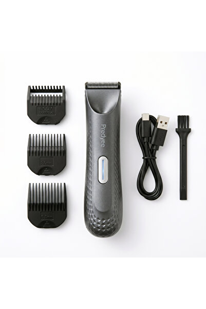 Choice1 DARK GRAY Electric Trimmer for Men's Groin Hair: Versatile Body Groom...