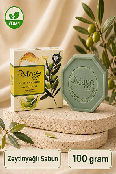 Mage Cosmetics Mage Natural Olive Oil Soap 100 Grams 1 Piece in Gift Box