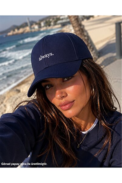sf collection قبعة رياضية مطبوعة عليها نصوص من Always للجنسين - قبعة قطنية قا...