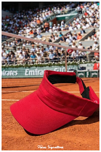 PIECE SIGNATURE 100% Cotton , Adjustable, Visor Sun Hat (Unisex)