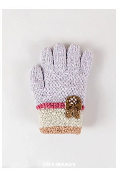 PIECE SIGNATURE 100% Acrylic Children's Gloves with Accessories (Age 3-6)