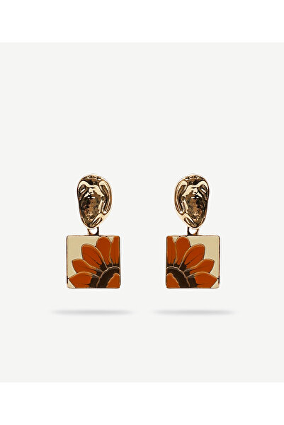 Yargıcı Floral Resin Earrings