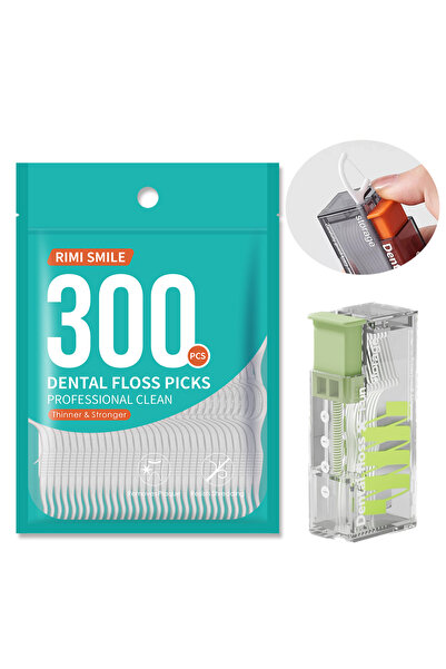 Choice 300pcs and 1 green 【 Fully automatic dental floss box 】 Affordable Bag...
