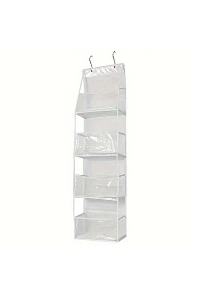 Choice1 1-5 Cells White 4 grids 1pc Storage Hanging Bag Behind the Door, Suit...