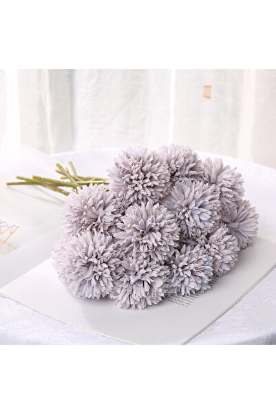 Choice 5Pcs Gray 3/5Pcs Hydrangea Artificial Flowers Bouquet For Home Bedroom...