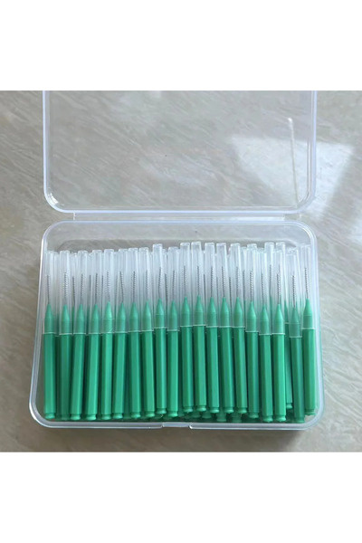 Choice13 100pcs green 0.8mm 100/200 Pcs Box Interdental brush 0.6-1.5Mm Clean...