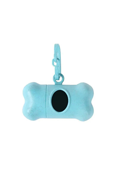 Choice3 1pc Sky blue Bone Dog Poop Bag Outdoor Cleaning Poop Bag Outdoor Clea...