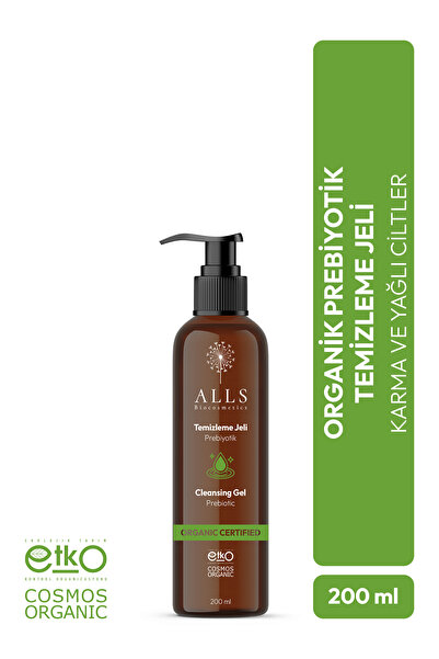 Alls Biocosmetics 200 مل جل منظف عضوي بريبيوتيك