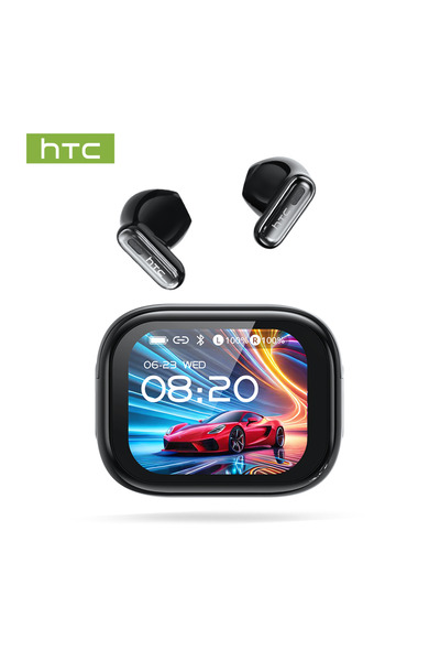 choice2 Black HTC NE68 AI Translator Wireless Bluetooth Earphones Touch Scree...