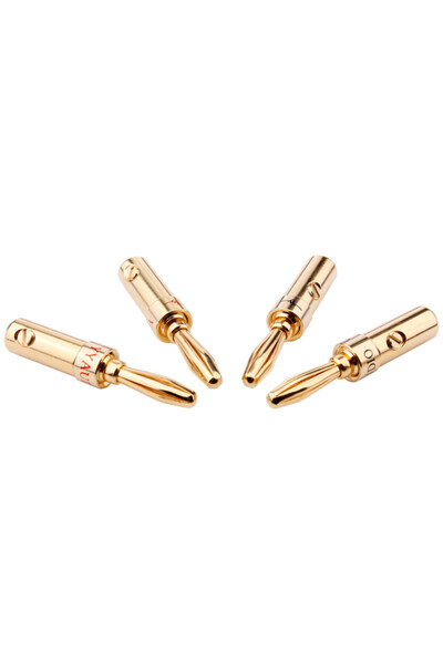 Choice 4Pcs YYAUDIO 4Pcs Gold-plated Copper Cross Banana Speaker Plug Musical...
