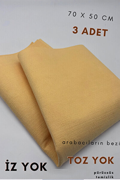 M.Y. TASO [ 3 ADET ] Mikrofiber GÜDERİ BEZ BÜYÜK BOY PROVAKUM GÜDERİ BEZ 70 X 50 CM