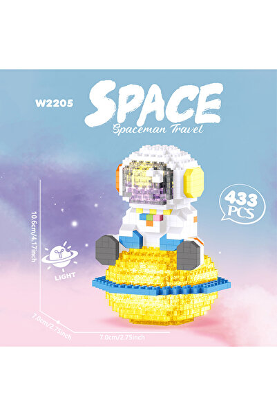 Choice14 in bag LED Lunar Astronauts Knew Built Luminous Astronaut Moon Micro...