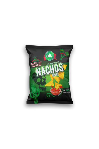 Aly Glutensiz Nachos Cips 225 Gr