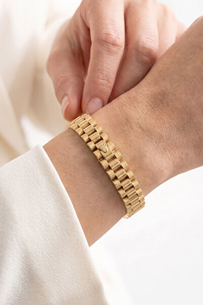 Bilezikci Rolex 14 Ayar Altın Unisex Bileklik