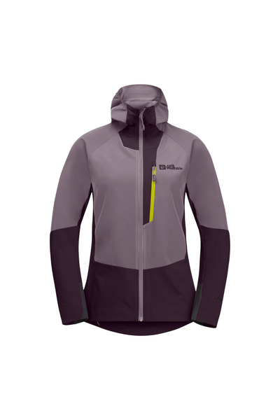 Jack Wolfskin Jachetă de alergare pentru femei Alpspitze Hoody FW 2025 - Mov - S