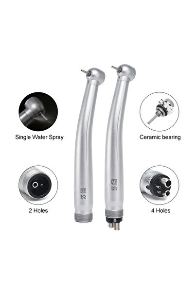 Choice 4 hole Dental Without Light Push Button High Speed Handpiece Air Turbi...