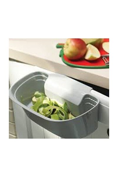 Atadan Under Counter Cabinet Lid White Trash Can