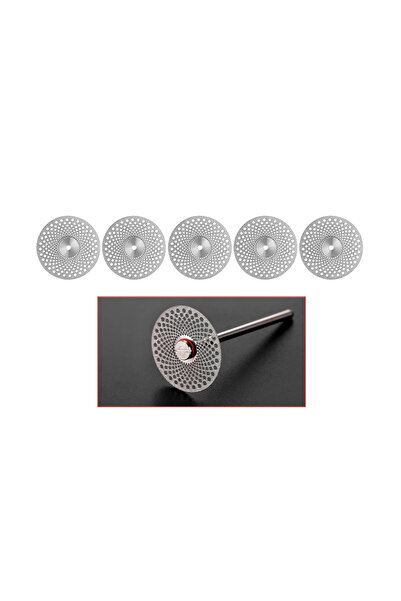 Choice5 PG04-2-19mm 5Pcs Dental Lab Polishing Diamond Discs/Mandrel Double Si...