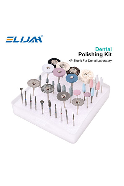 Choice SYJH 35Pcs/Set Dental Lab Polishing HP Kit Ceramic Porcelain Grinding ...