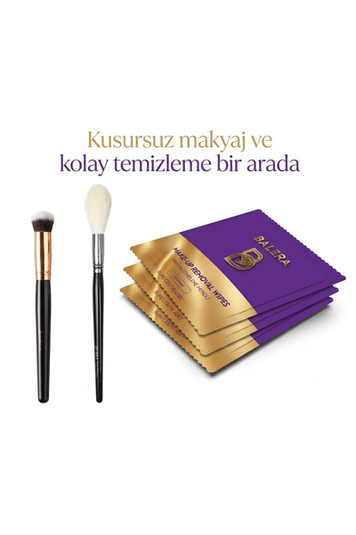 nascita Oval Concealer Brush 136+Nascita Pro Long Blending Brush 257