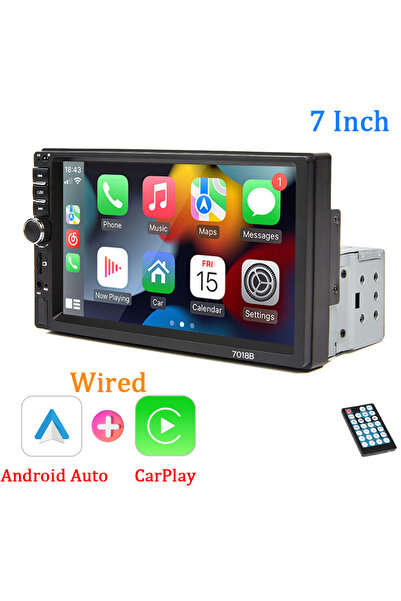 Choice Radio D-CP Hippcron 7“ Car Radio 1 Din Multimedia Player Support Carpl...