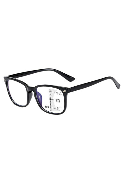 Choice37 +200 black Intelligent Automatic Zoom Progressive Multifocal Anti-Bl...