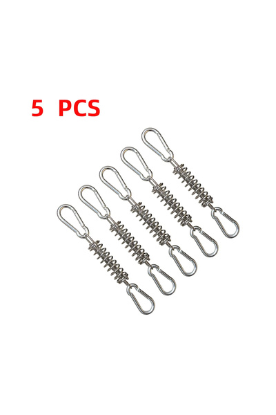 choice2 5PCS Slivery Camping Tent Spring Buckle Set, Tent Spring Porch Swing ...