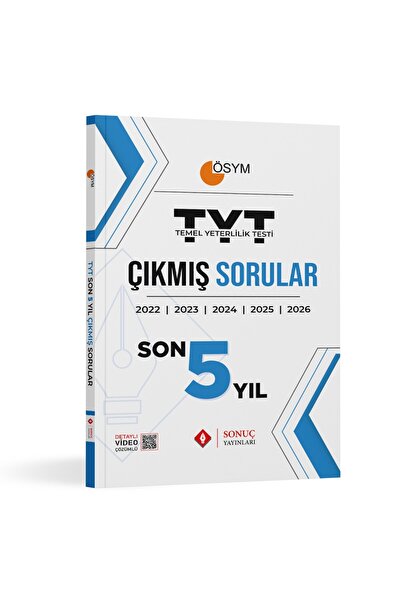 Sonuç Yayınları TYT Son 5 Yıl Çıkmış Sorular