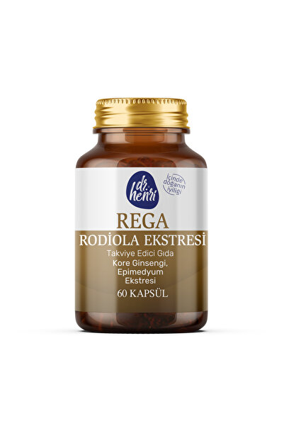 Dr.Henri Rega Rodiola Ekstresi ve Kore Ginsengi 60 Kapsül