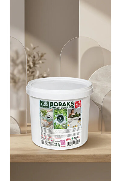 no1 clean %100 DOĞAL BORAKS ÇAMAŞIR DETERJANI 2,5 KG