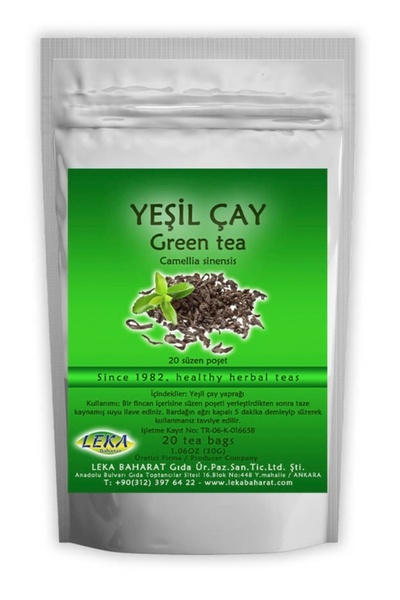 leka baharat Yeşilçay 20x1,5g Süzen Poşet
