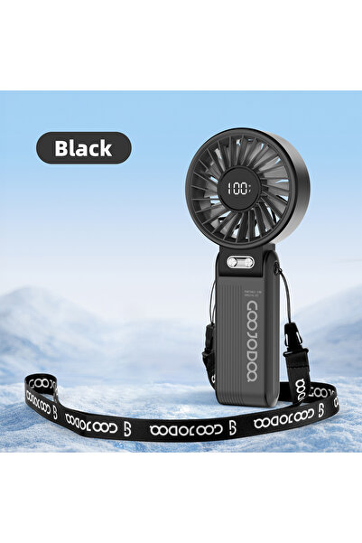 choice2 GOOJODOQ Black GOOJODOQ Portable Versatile Mini Fan Quiet and High-sp...