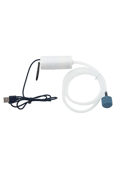 Choice White Aquarium Oxygen Air Pump Fish Tank USB Silent Air Compressor Aer...