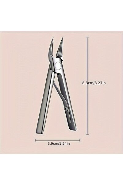 Choice Silvery 1 Piece Thick Nail Professional Nail Clipper with Stainless St...