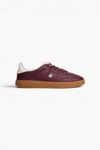 Tommy Hilfiger TH HERITAGE SNEAKER SHINY Kadın Kahverengi Spor Ayakkabı - FW0...