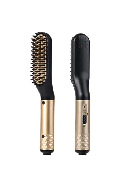 Choice EU Gold Hot Comb Straightener Electric Negative Ion Hair Straightener ...