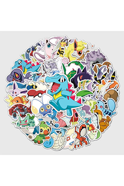 Choice3 Bandai 2 50PCS Pokémon Stickers - Pokémon Animation Decorative Sticke...