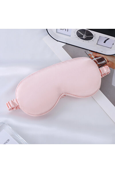 choice2 Pink Soft Silk Sleep Mask Eye Masks for Sleep, 100% Blackout, Zero Ey...