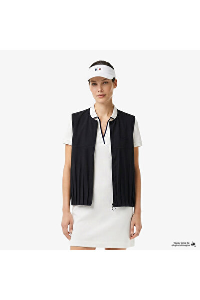 Lacoste Kadın Regular Fit Koyu Gri Yelek