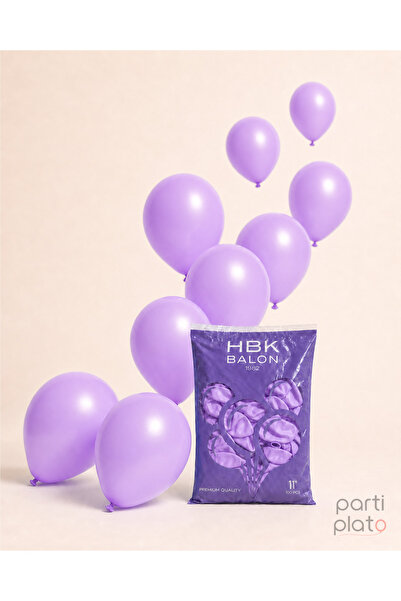 HBK Balon Pastel 11" Balon Hbk Lilac 100Pcs