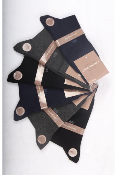 ALEXANDERGARDI 6 PAIRS BAMBOO SCENTED SEAMLESS CLASSIC SOCKET SOCKS (23-CRP07)
